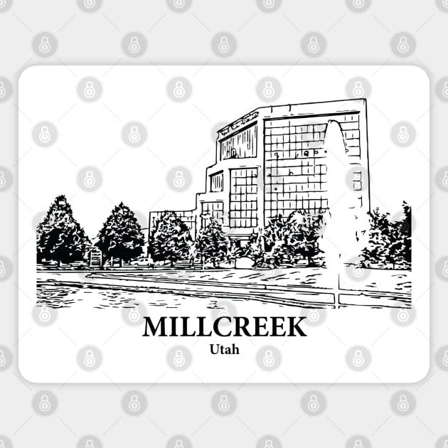Millcreek - Utah Magnet by Lakeric